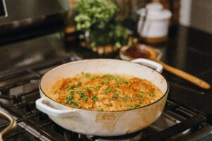 Garlic Butter Chicken With Cream Sauce